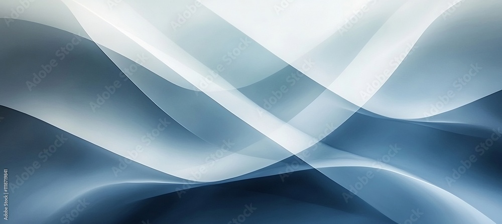 Poster corporatethemed background smooth abstract forms in professional navy and grey tones ideal for addin