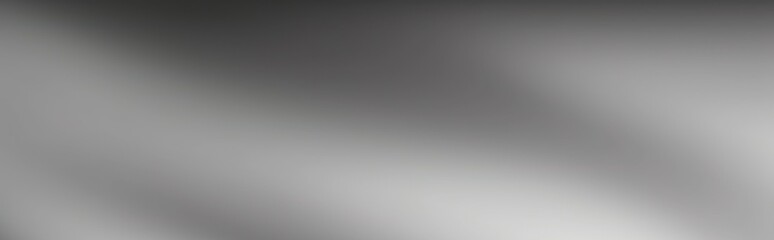 Abstract gray gradient background with soft light and shadows