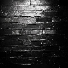 Obraz premium Contemporary architectural design urban setting wall texture dark environment close-up view modern aesthetics