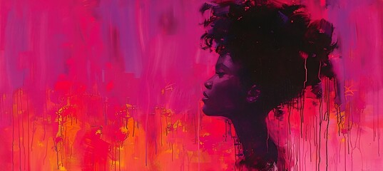 Obraz premium Edgy street artinspired design captures essence of a husband using graffiti textures and vibrant spraypaint colors leaving open areas for creative messages