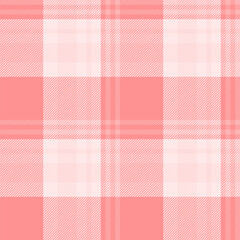Invitation texture check pattern, mexico background seamless tartan. Nostalgia plaid textile vector fabric in light and red colors.