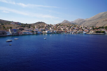 shoreline of some greek island