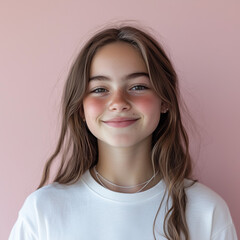 Fototapeta premium portrait of a smiling woman