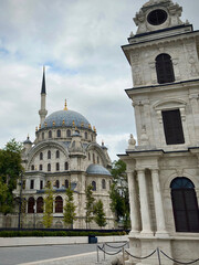 A view of the Nusretiye Mosque, est. 1826 (Istanbul, Turkey)