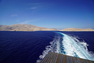 shoreline of some greek island