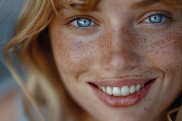 portrait of a happy beautiful girl