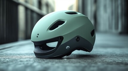 Fototapeta premium Helmet png mockup for urban biker'