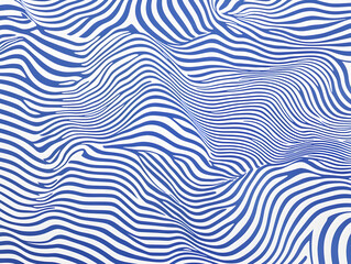 A blue and white background image with wavy lines