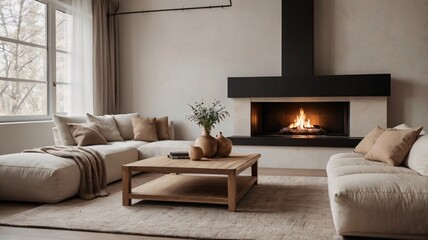Interior design of modern living room