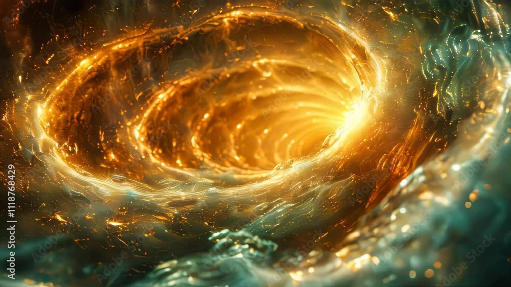 Aufkleber abstract background. luminous swirling. elegant glowing circle. sparking particle