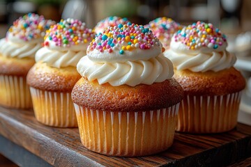 A close-up of the Easter cake decoration, featuring a sprinkle of colorful edible decorations on the traditional Easter symbol.