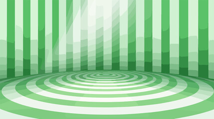 Abstract Green Color Stripe Background in a Room Setting