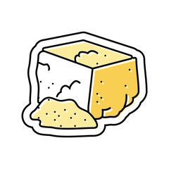 chocolate allergen free product food color icon vector. chocolate allergen free product food sign. isolated symbol illustration