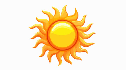 Sun Vector Symbol Icon Design for Artistic Illustrations and Projects