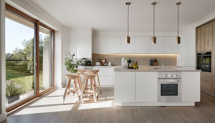 The Best Ways to Use Accent Colors in Your White and Neutral Contemporary Kitchen for a Pop of Style and Interest
