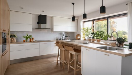 The Best Ways to Use Accent Colors in Your White and Neutral Contemporary Kitchen for a Pop of Style and Interest