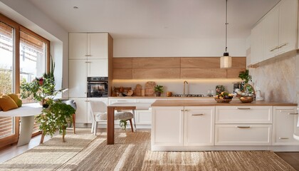 How to Create a Stylish Breakfast Nook in Your White and Neutral Contemporary Kitchen for Cozy Mornings and Gatherings