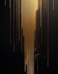 cascata decorazioni oro