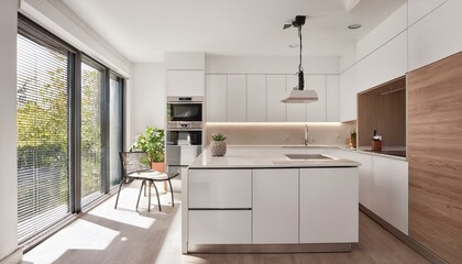 The Benefits of Using Stainless Steel Appliances in Your White and Neutral Contemporary Kitchen for a Modern and Sleek Look