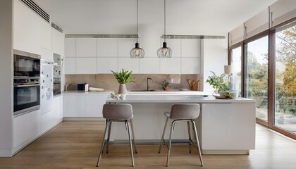 The Best Ways to Use Accent Colors in Your White and Neutral Contemporary Kitchen for a Pop of Style and Interest