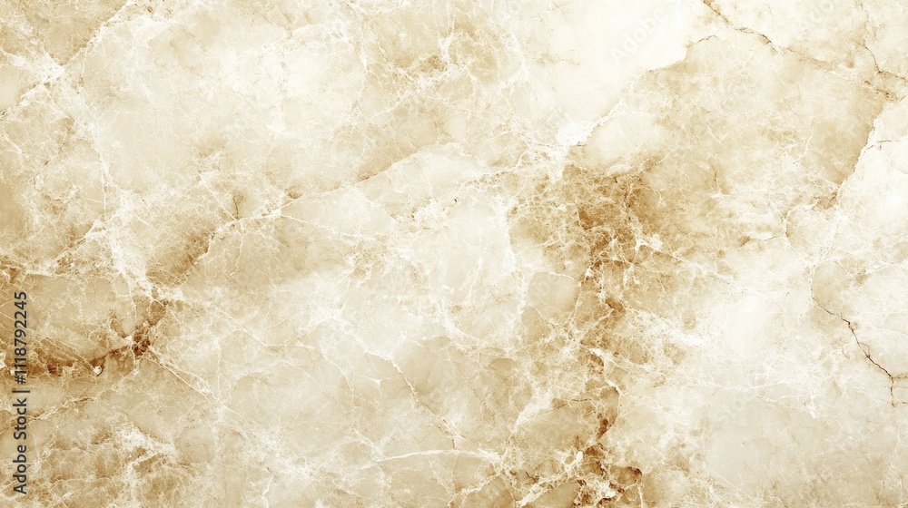 Poster close-up of a textured beige marble surface with intricate vein patterns.