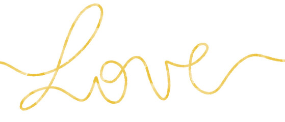 Love line art word 