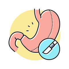 exercise obesity overweight color icon vector. exercise obesity overweight sign. isolated symbol illustration