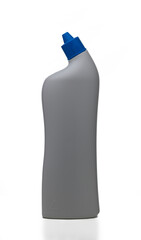 Unique design of a gray bottle with blue cap showcasing creativity in packaging