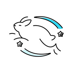 cruelty free product label warning color icon vector. cruelty free product label warning sign. isolated symbol illustration