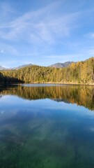Mountain reflection on the lake