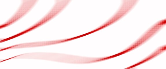 red abstract waves with halftone texture