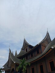 Beautiful Pagaruyung Kingdom at Batusangkar Tanah Datar West Sumatera