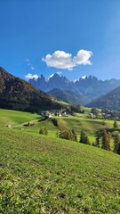Italian village on mountain