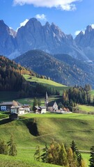 Chiesa di Santa Maddalena around the mountains