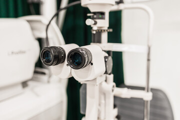 Optician Helping Customer Choose Eyeglass Lens Colors and Tints