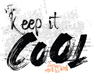 graffiti slogan print with neon spray, t shirt graphics print vector illustration design, Urban typography hipster street art for graphic t- shirt or sweatshirt.eps © Sukman