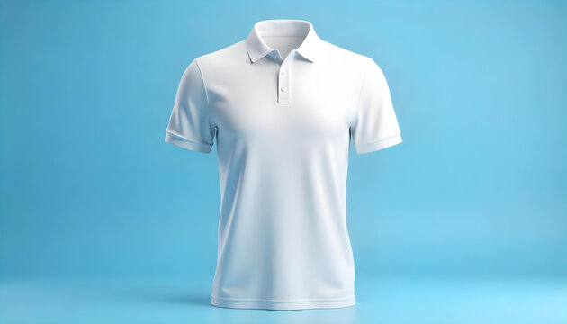 white polo tshirt mockup