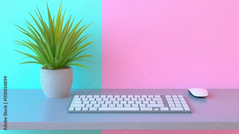 Aufkleber extreme minimalist desk setups a sleek desk with a single clock and a desk lamp one main object high