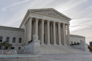 Clouds over the Supreme Court of the United States, Washington DC