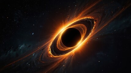 Fiery Black Hole