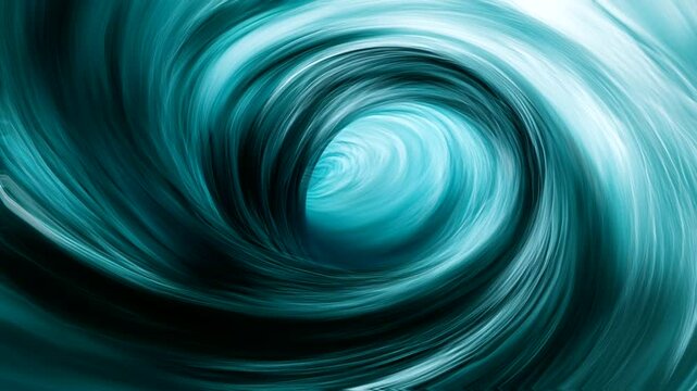 Abstract swirling blue and white vortex