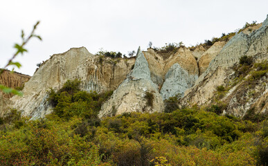 Clay cliffs in omarama new zealand natural beauty geological interest 