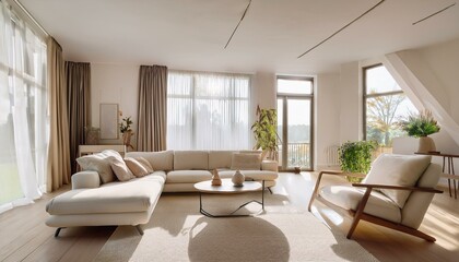 Fototapeta premium Incorporating bold colors in living room decor