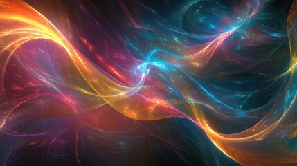 Obraz premium Abstract Energy Waves Background