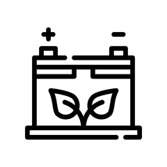 energy efficiency line icon