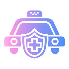 Obraz premium insurance Gradient icon