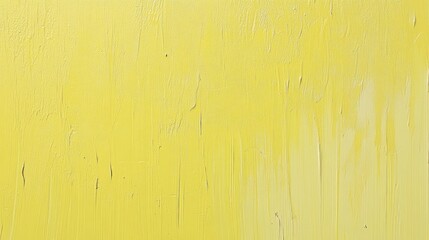 Fototapeta premium Abstract yellow textured background with paint streaks and drips.