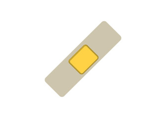 Antiseptic plasters. Simple flat illustration.