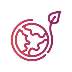 globe gradient icon