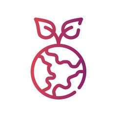 nature gradient icon